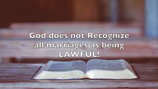 Marriage Divorce and Remarriage what does the Bible say [upl. by Esoj]