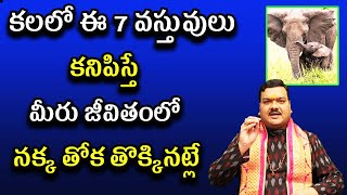 కలలో ఈ 7 వస్తువులు కనిపిస్తే మీరు జీవితంలో నక్క తోక తొక్కినట్లే  Machiraju Kiran Kumar [upl. by Aracahs]