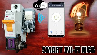 How to make SMART WIFI MCB at your home  Home Automation  ESP 32 amp Servo motor  SL IDEAS [upl. by Annas]