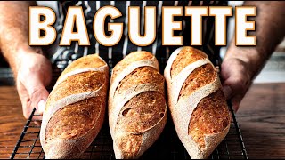 Sourdough Baguettes Anyone Can Make [upl. by Lathrope]