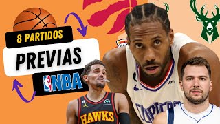 PREVIAS partidos NBA  26012024  90 KAWHI LEONARD VUELVE A TORONTO TRAE YOUNG VS LUKA DONCIC [upl. by Walker]