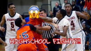 HIGHSCHOOL BASKETBALL FIGHTS MUST WATCH [upl. by Arraik849]