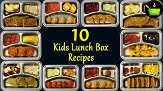 10 Lunch Box Recipes For Kids  Indian Lunch Box Recipes  Easy And Quick Tiffin Ideas For Kids [upl. by Shea]