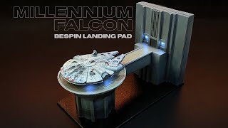 Millennium Falcon  Landing Platform Diorama [upl. by Airlie769]