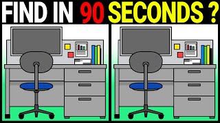 🧠💪🏻 Spot the Difference Game  90 Seconds Brain Challenge 《Easy》 [upl. by Ingeborg]