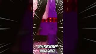 Tom Hiddleston Snake Dance funny youtubeshorts loki shorts [upl. by Dilks]