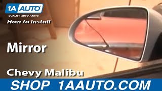 How to Replace Mirror 0408 Chevy Malibu [upl. by Airda2]