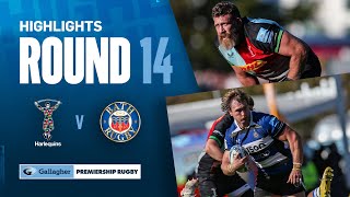 Harlequins v Bath  HIGHLIGHTS  Brilliant 11Try Game  Gallagher Premiership 202324 [upl. by Ised]