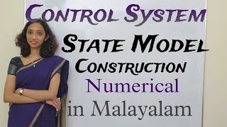 State Model Construction  State Space Analysis  Control System  in Malayalam [upl. by Searcy]