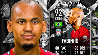 500K IS HE WORTH IT 🤔 92 Showdown Fabinho Player Review  FIFA 22 Ultimate Team [upl. by Roose886]