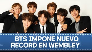 BTS impone nuevo record en Wembley Bangtan Boys rompe record de V Live de Naver [upl. by Goren]