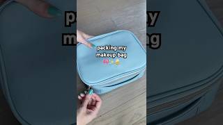 Packing my makeup bag 💕 makeup whatsinmybag packwithme packing beauty skincare asmr sephora [upl. by Snell]