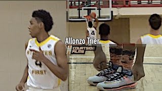 Allonzo Trier Drops 35 Points vs Team CP3 UNSEEN Peach Jam Footage [upl. by Eeluj]