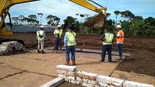 How to make helipad with steel plate [upl. by Maximilianus]