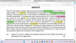 LPL4801 law of sales assignment 01 semester 1 2024 LLB Law unisa [upl. by Lewan]