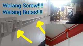 Pagkabit ng Electrical moulding na walang butas ang Pader segundo lang Matigas na [upl. by Einaoj]