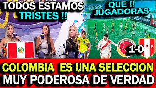 PRENSA PERUANA RESIGNADA TRAS PERDER ANTE COLOMBIA EN LA HEXAGONAL [upl. by Cooley]