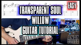 Willow Transparent Soul Guitar Tutorial Lesson [upl. by Burhans712]