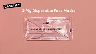 CASETiFY  Disposable Printed Masks [upl. by Richy]