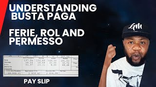 How to understand your busta paga Ferie rol and permesso [upl. by Fates]