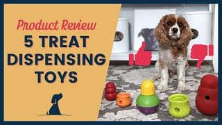 8 TreatDispensing Dog Toys Reviewed [upl. by Aicnelev]