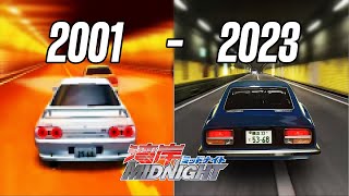 Evolution of Wangan Midnight Games  2001  2023 [upl. by Seaver840]