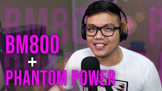 BM800  Phantom Power NO SOUNDCARD [upl. by Ahola132]