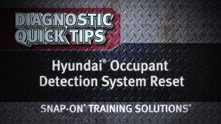 Diagnostic Quick Tips  Hyundai Occupant Detection System Reset [upl. by Ycnalc]