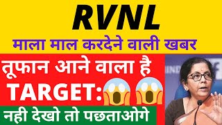 RVNL SHARE LATEST NEWS TODAY RVNL SHARE TARGET RVNL SHARE ANALYSIS RVNL SHARE FOREX NIFTY 150 [upl. by Niki524]