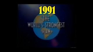 1991 WORLD STRONGEST MAN [upl. by Cerallua]