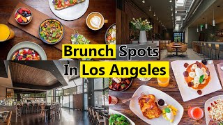 Top 10 Brunch Spots of the Year in Los Angeles  Exclusive Top 10  brunchgoals angeles [upl. by Adnawyt]