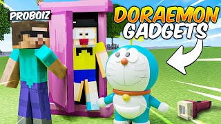 Minecraft But I Can Use DORAEMON GADGETS [upl. by Seessel]