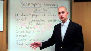 Filing For Bankruptcy  Getting Started [upl. by Hiller]