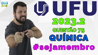 UFU 2023  Questão 75  No geral devese guardar o vinho deitado A posição evita o secamento e enco [upl. by Imerej]