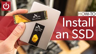 How to Install An SSD in a PC [upl. by Enyrat]