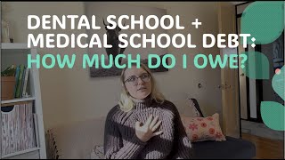 Total Dental School  Medical School Debt [upl. by Anrev9]