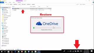 How to Get back Missing Microsoft OneDrive Icon Form Taskbar in Windows 10 [upl. by Corwin201]