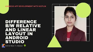 difference between linear layout and relative layout in android  the place of learning [upl. by Ecirtac]