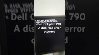 Dell Optiplex 790 A Disk read error occurred 2024 [upl. by Attiuqahs233]