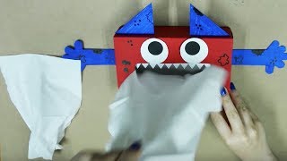 HOW TO MAKE A MONSTER TISSUE BOX  EZPZ ideas [upl. by Codie890]