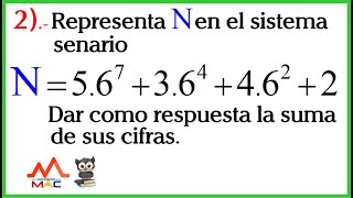 NUMERACIÓN  EJERCICIO 2  ARITMÉTICA [upl. by Brookner]