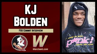 FSU Football Recruiting  Five Star COMMIT DB KJ Bolden LOCKED IN talks FSU  Warchant TV FSU [upl. by Lerrud]