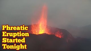 Scary Jets Of Lava In Phreatic Eruption At Iceland Meradalir Fagradalsfjall Geldingadalir Volcano [upl. by Africa]