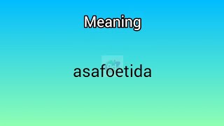 asafoetida meaning in English amp Telugu  Googul Dictionary dictionary meanings telugu english [upl. by Simon482]