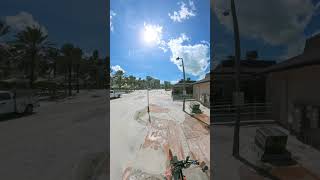 Gulfview Blvd on Clearwater Beach after Hurricane Helene [upl. by Litsyrk]