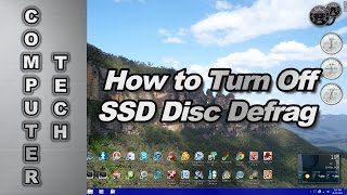 How to Turn Off Disk Defragmentation for an SSD Solid State Drive [upl. by Anuahs]