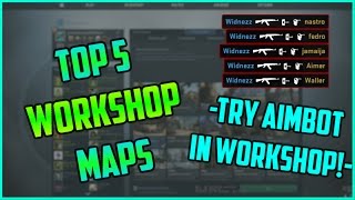 Top 5 Best WorkShop Maps CSGO No RecoilTry Aimbot In workshop [upl. by Basilio602]