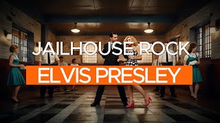 Elvis Presley  Jailhouse Rock Lyrics [upl. by Diamante830]