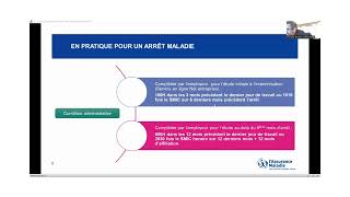 Webinaire sur les revenus de remplacement à la CPAM de lIsère [upl. by Bambi]