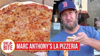 Barstool Pizza Review  Marc Anthonys La Pizzeria Onset MA [upl. by Garrott]